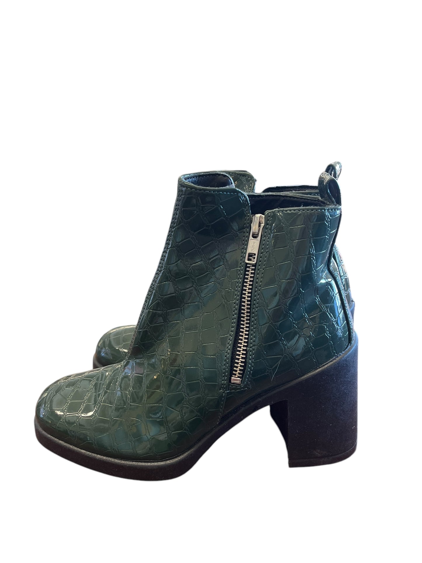 Green TopShop Boots, 37