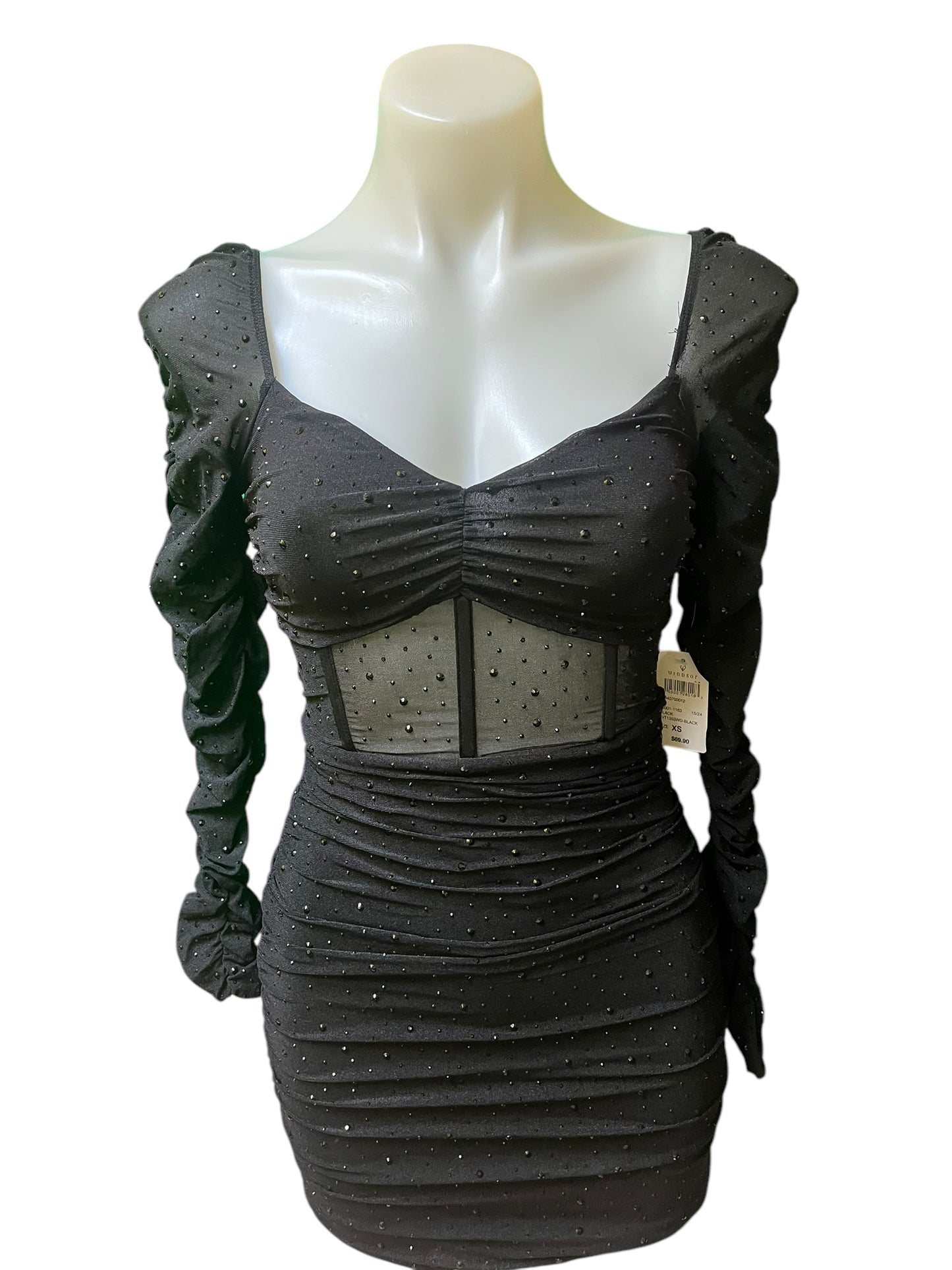 Black Windsor Formal Dress, xs