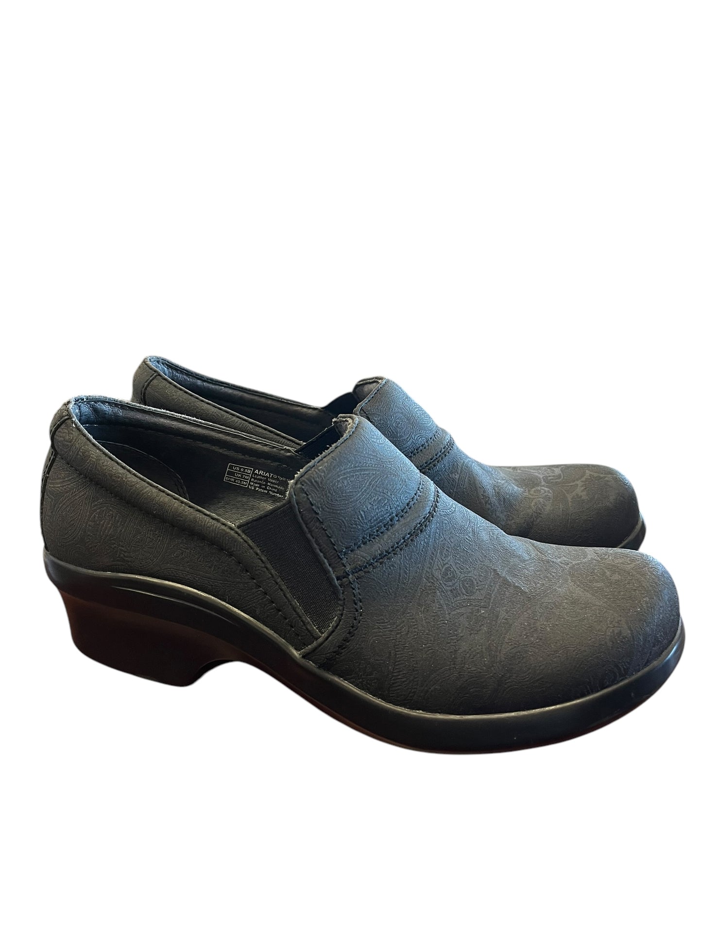 Black Ariat Clogs, 9.5