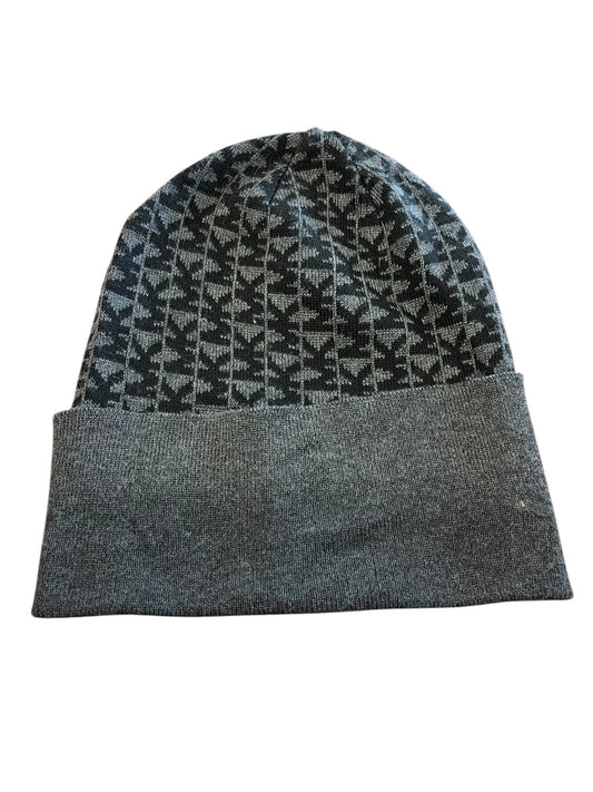 gray and black Michael Kors Hat, one size