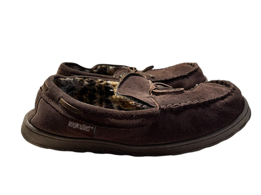 Brown Muk Luks slippers, 12