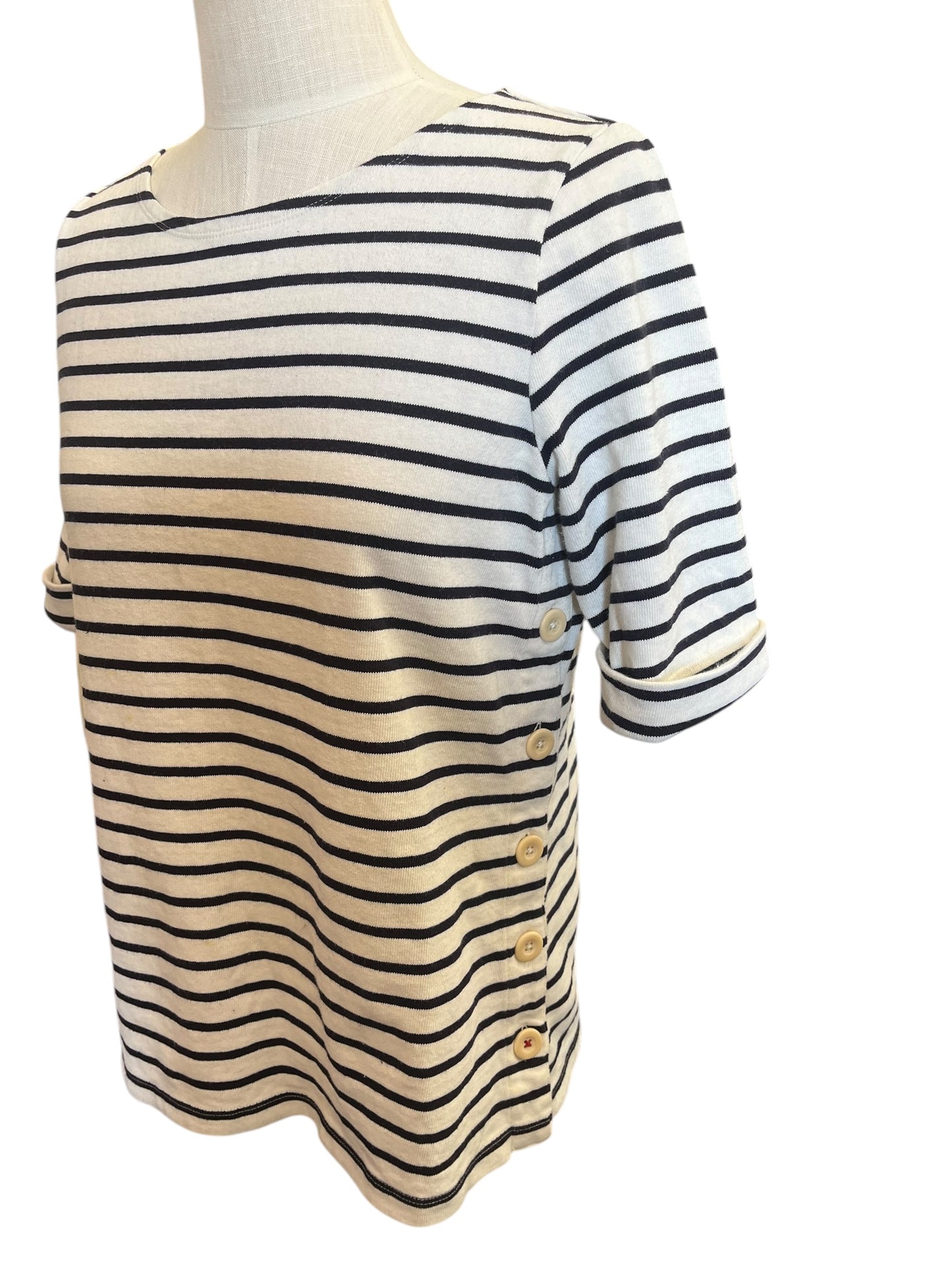 striped Land's End Women's top, Small