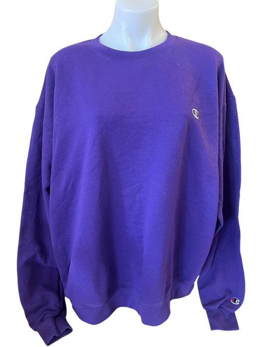 Purple Champion Sweatshirt, 2XL