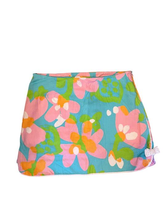 Aqua Lily Pulitzer Skirt, 0