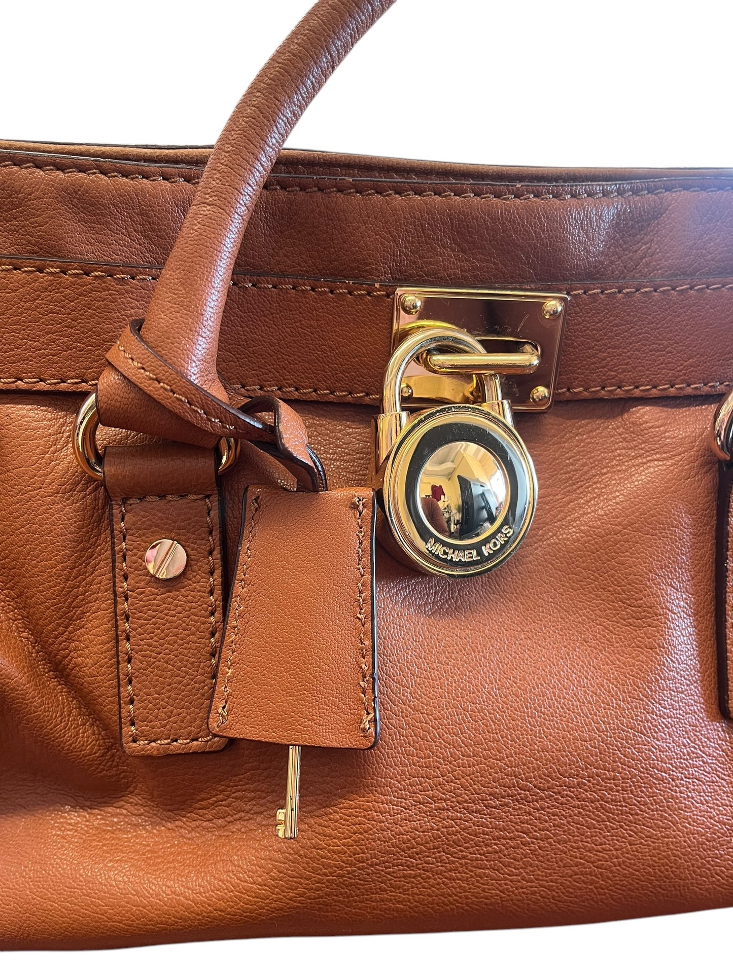 Camel Michael Kors Purse