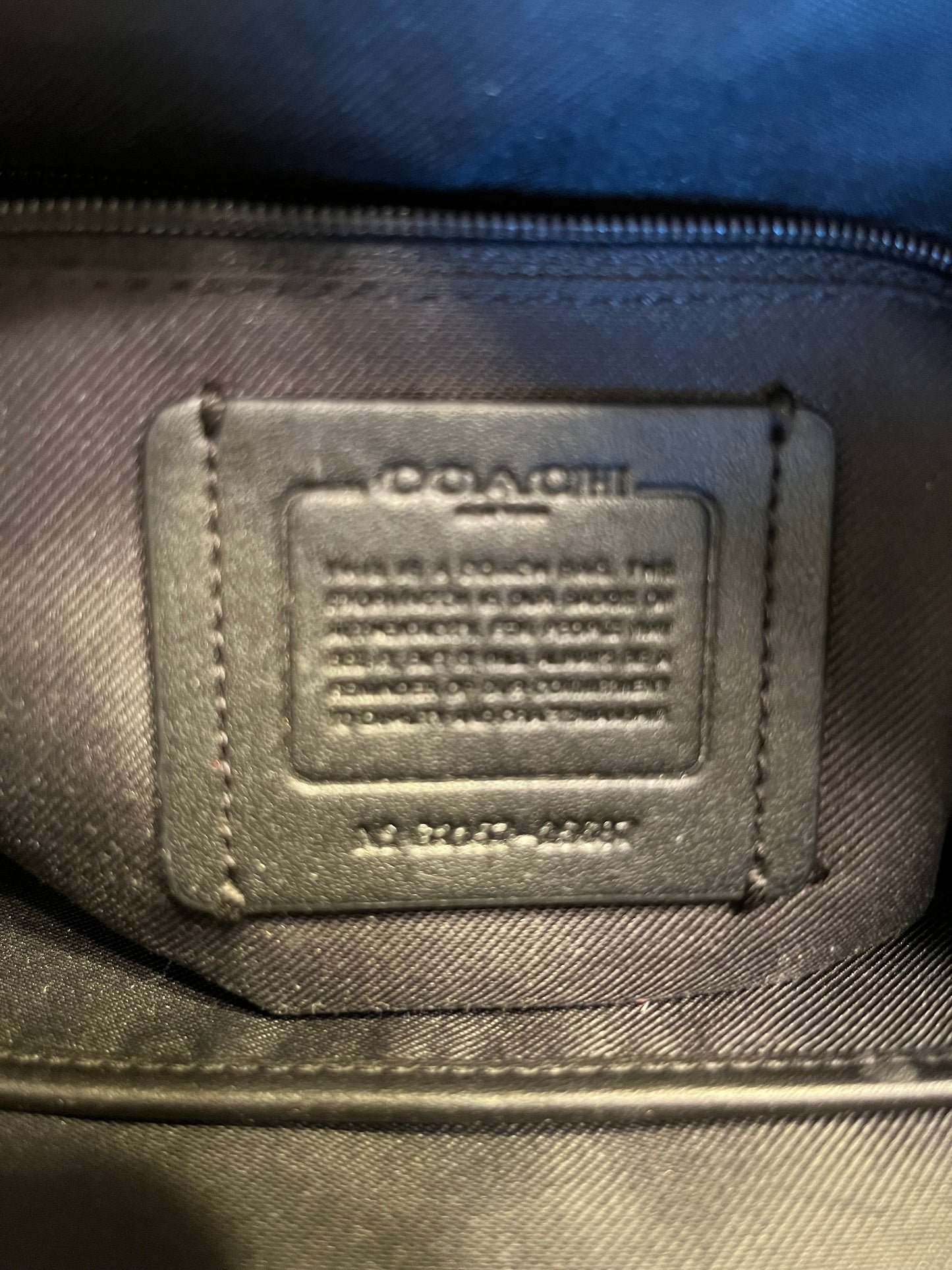 Black Coach Purse