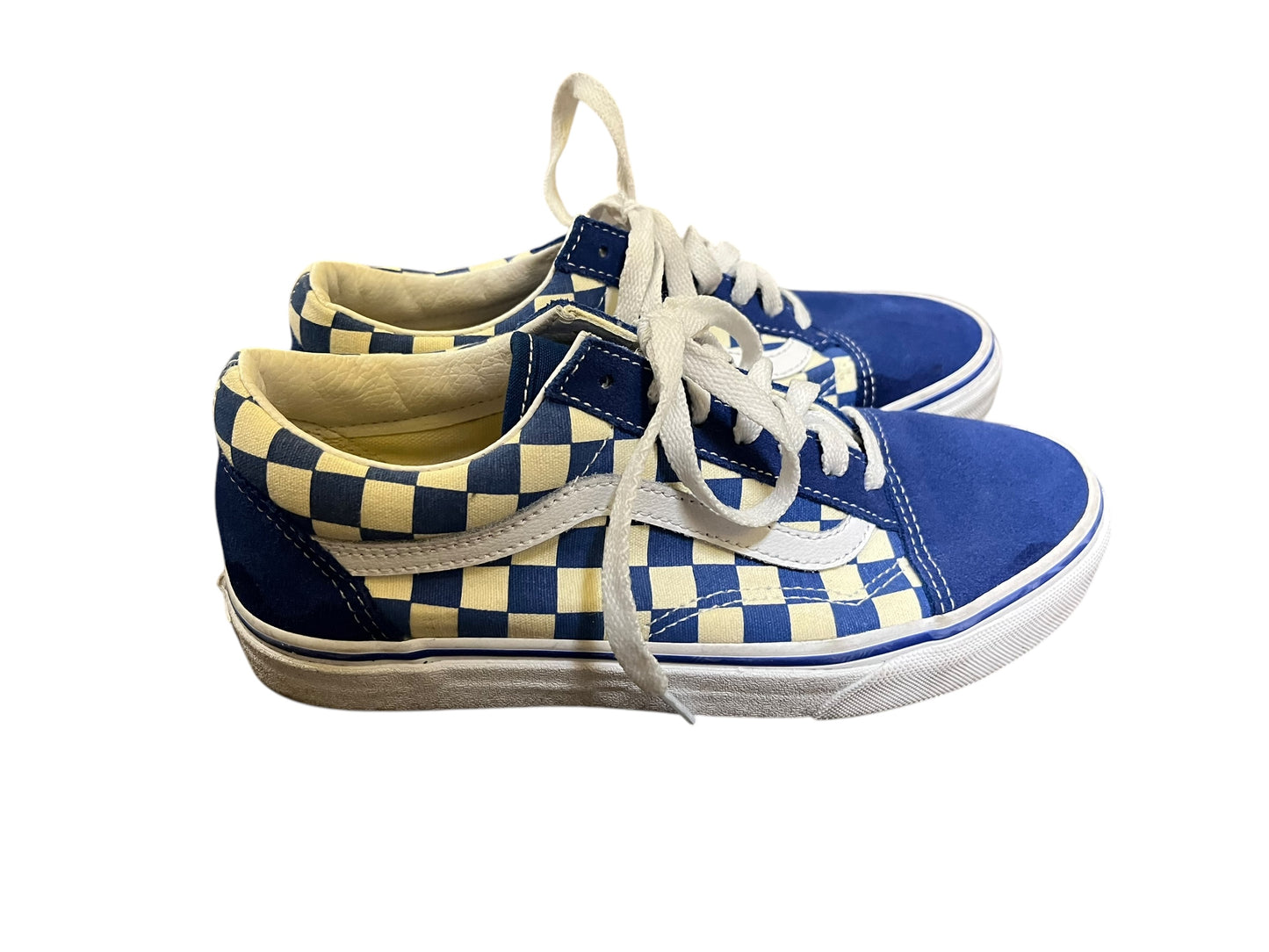 blue Vans Sneakers, 7