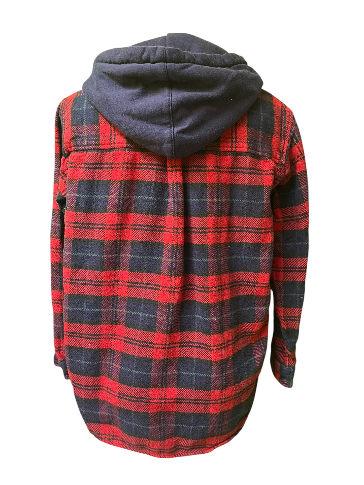 Red Plaid American Eagle Jacket, Small