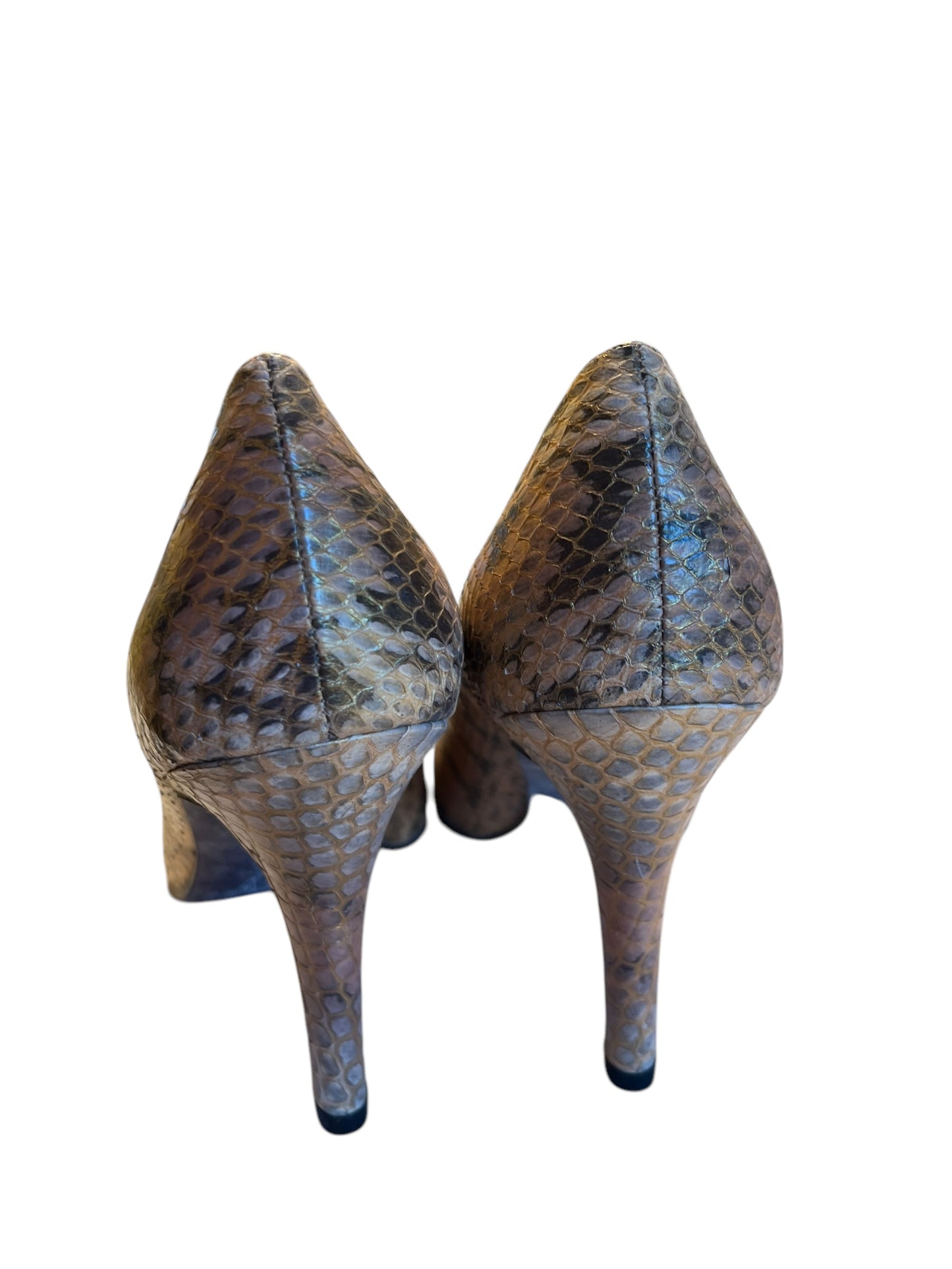 snakeskin Stacy Adams Heels, 8