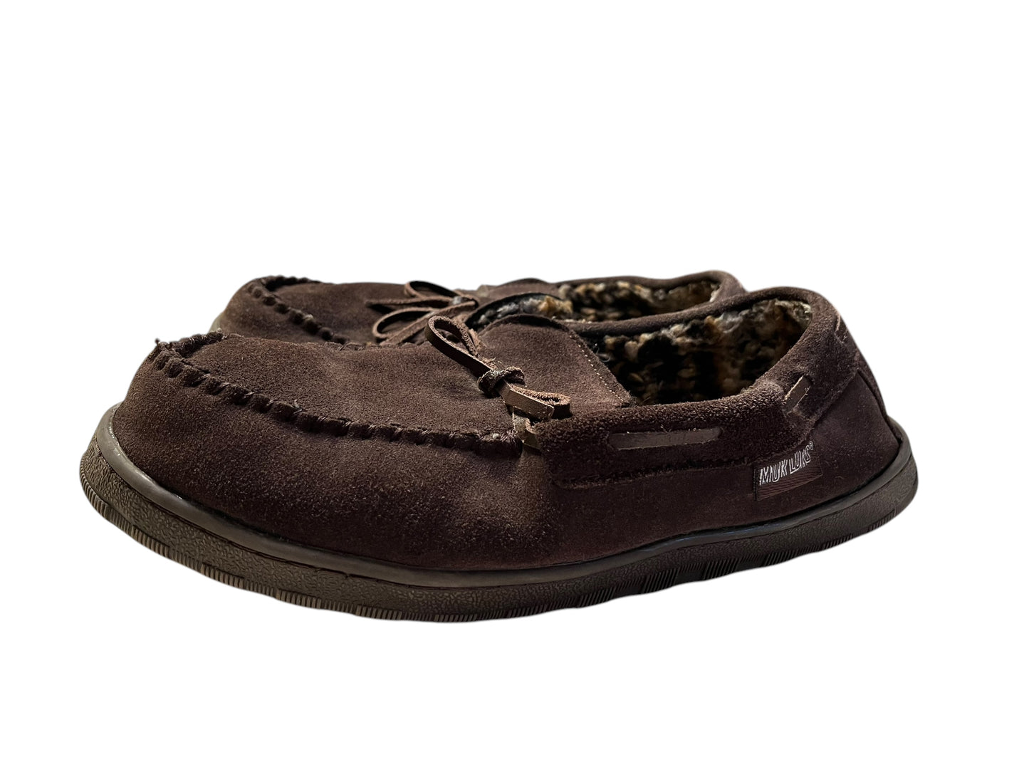 Brown Muk Luks slippers, 12