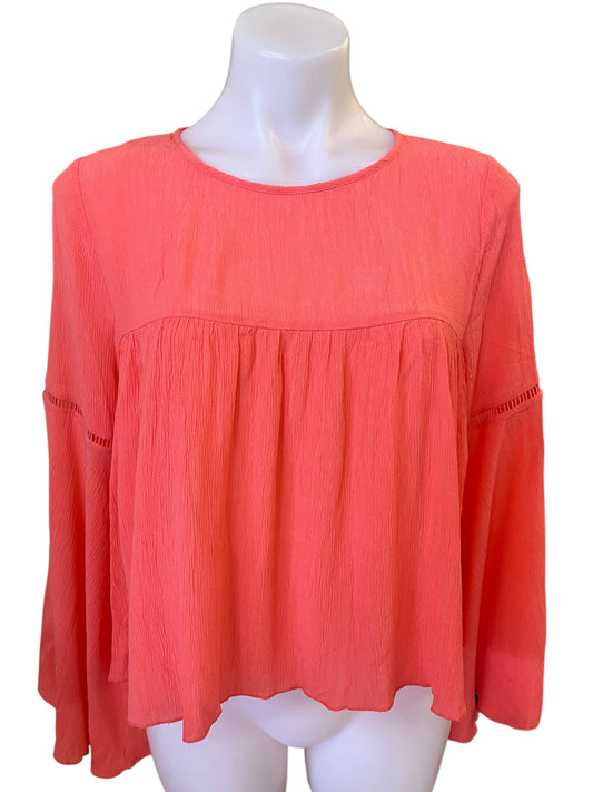 orange Hollister Women's top, Small