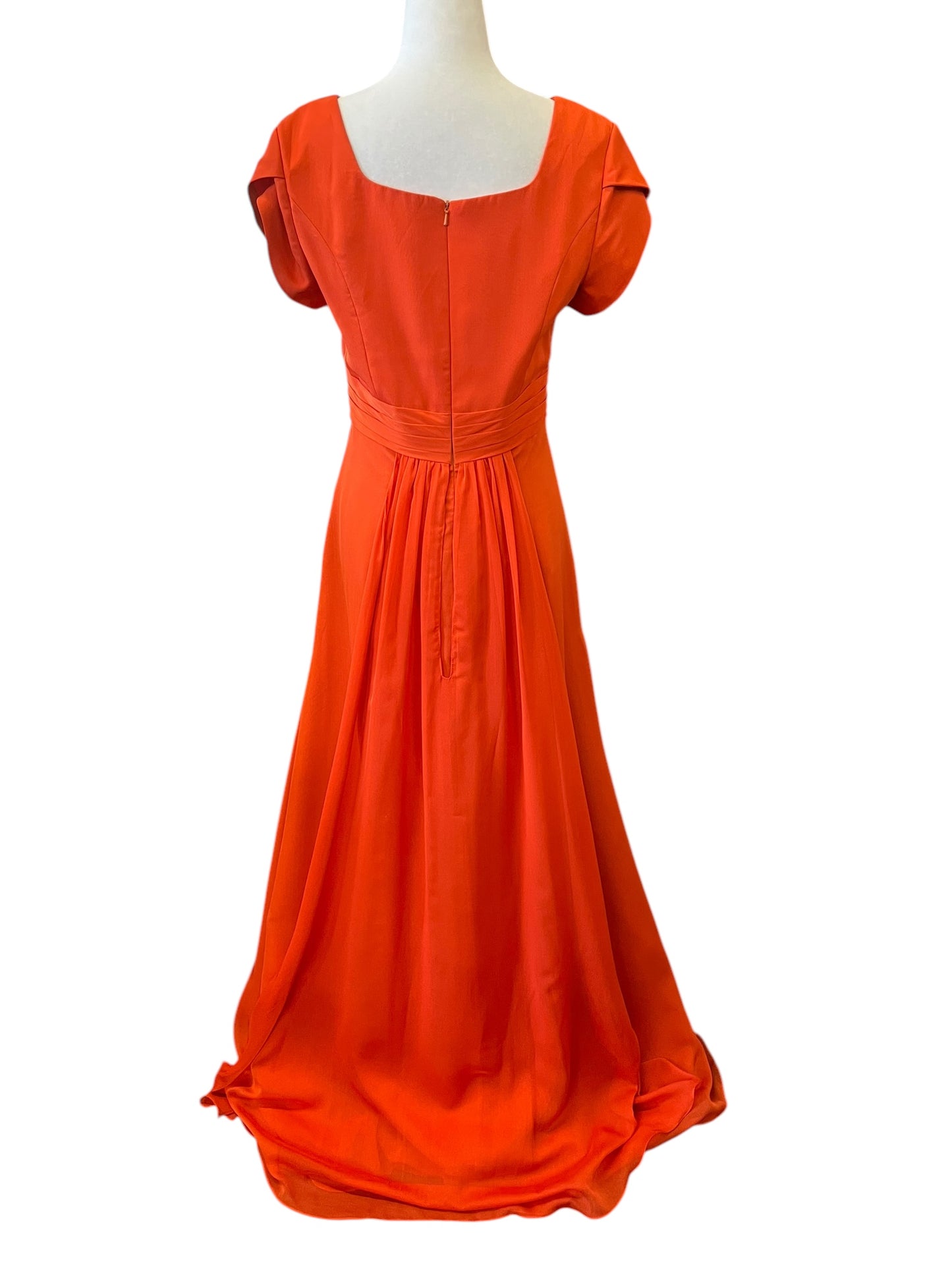 burnt orange  Formal Dress, 12