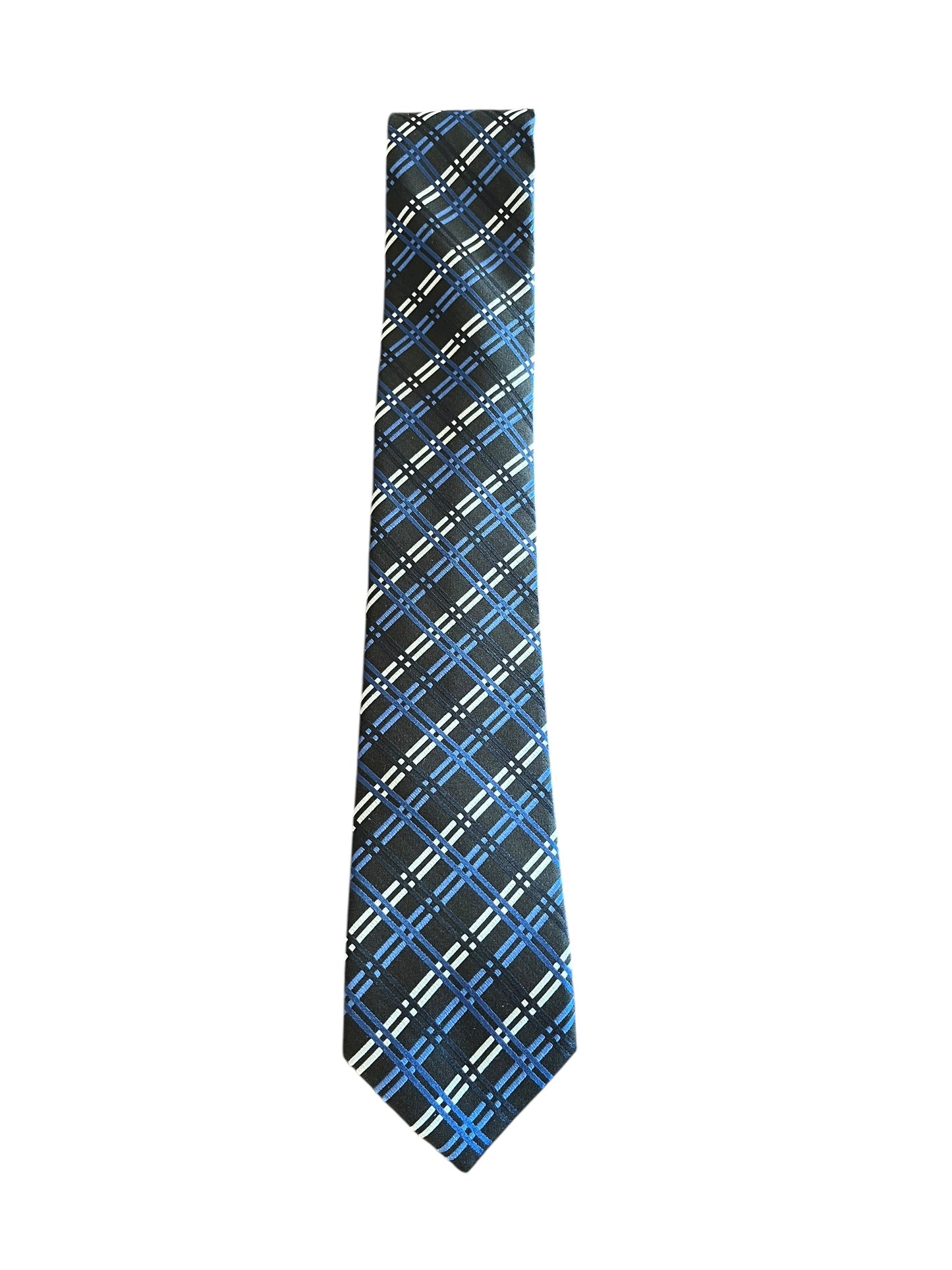 black and blue Van Heusen tie, one size