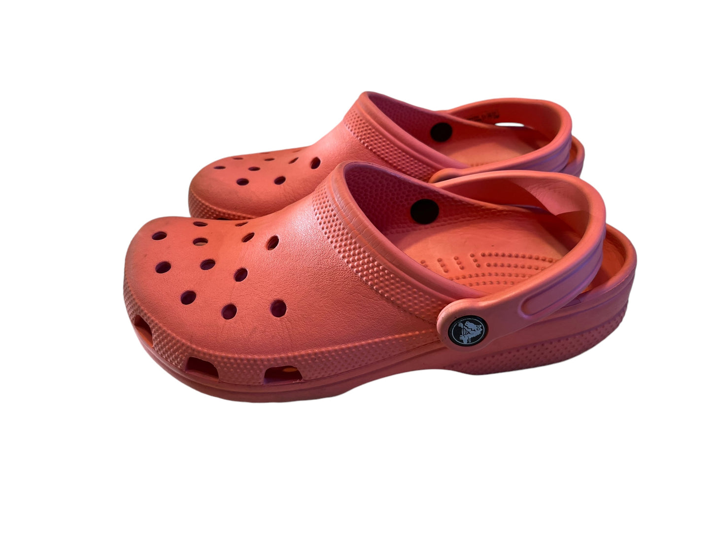 orange Crocs Clogs, 8