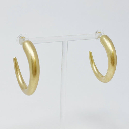 So Smooth Daily Hoop Earrings: Gold