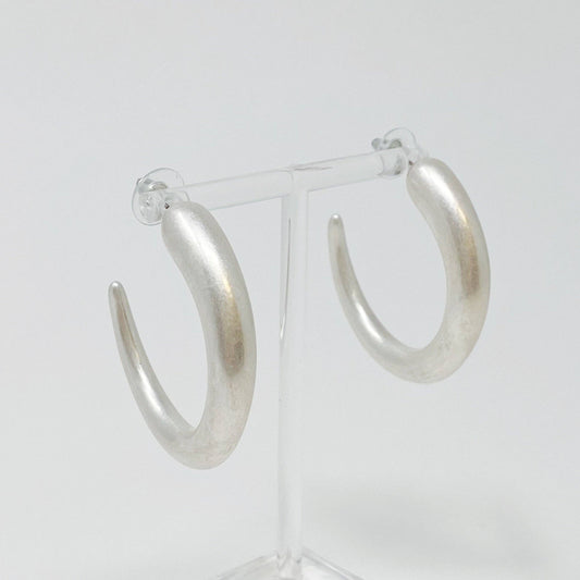 So Smooth Daily Hoop Earrings: Silver